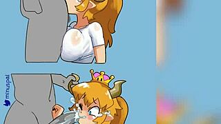 Anime bondage and cumshots with big cocks and asses