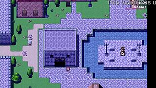 The director invites the black meat fairy to pose for the photo shoot. She gets too excited and exposes her big tits.