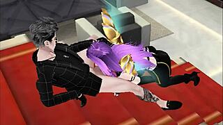 Overwhelmed by desire for Akali KDA in this 3D hardcore hentai with big cock action from League of Legends fantasy.