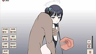 Kisaki's erotic gameplay in a hentai video