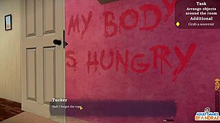 3D animated BDSM sex scene with a big cock