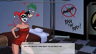 Harley Quinn in nude dancing video from Dc Comics: Something Unlimited
