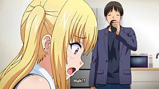 Stepfather's forbidden desire with his stepdaughter in cartoon porn