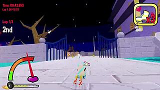 Chatting about shady lewd kart gameplay in this hentai session