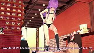 she started with her feet in the asian hentai game and kept going