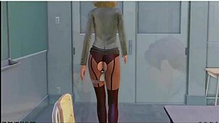 Public sex adventures continue with new toys and humiliation