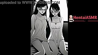 innocent dorm mates explore lesbian desires with asmr licking