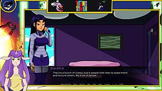 teen titans tower part 1 has lizard queen banging hard