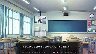 Emily Aoki in Saimin Seishidou Route 6 delivers intense secret lessons in uniform POV.