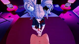 Get a Danganronpa themed anime porn with POV sex