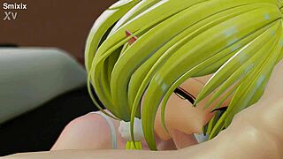 Yukihana Lamy hentai delivers a steamy blowjob and creampie in 3D Hololive clip.