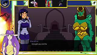 teen titans tower part 1 has lizard queen banging hard