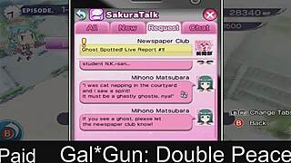 gal gun double peace episode2-1 brings double anime game moments filled with deep emotional connections and thrilling interactions