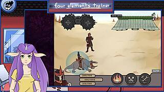 i got into avatar the last airbender four elements trainer part 30 with that steamy shower fun