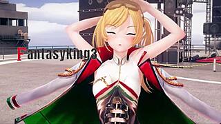 Leonardo Da Vinci Sucking and Fucking in Azur Lane Full on Sheer or Ptrn by Fantasyking3.