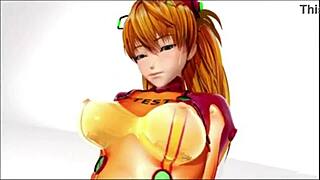 Evangalion Cowgirl Ridin’ Hard, Oh Man, So Hot!