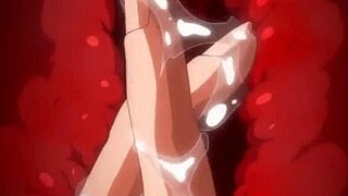 NTR hentai featuring a monster cock and anal sex