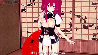 Stella Vermillion Kasih Footjob Handjob Boobjob dan Entot POV di Seragam dengan Tits Besar Ass Boobs