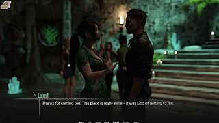 Busty black girl consoles emo college girl in taboo scene
