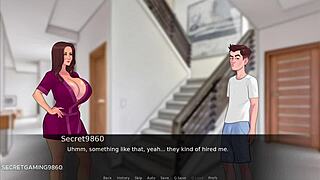 Big-boobed MILF in white lingerie in cartoon porn video Lust legacy 04