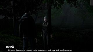 Asian beauty gets facial in game