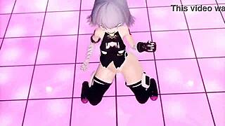 Hot anime sex with creampie and cartoon porn toon