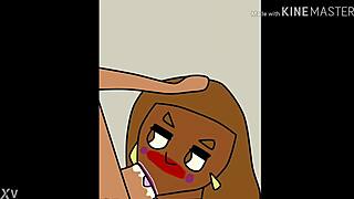 Cartoon porn with an anime theme featuring an oral sex scene