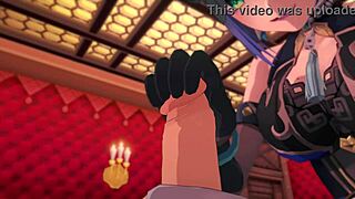 Yelan Penasaran Jelajahi Anal Dalam di Genshin Impact