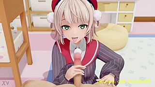 Novr MMD Uimama Blowjob in 3D Hololive