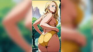 Teasing glimpse into hentai featuring that irresistible big ass temptation