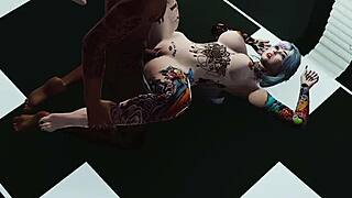 brincando no midnight3d gets intense with wild fucking in anime style