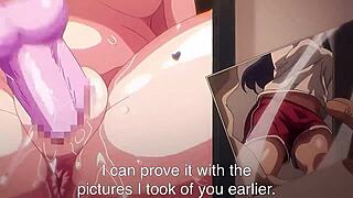 hentai anime with busty milf teasing in wild titillating scenes.