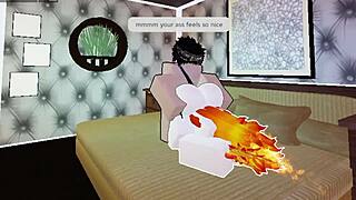 Cute fire girl slammed hard by big white cock in part 2!