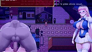 Big tits and cum in 3D cartoon Princess Knight part 2