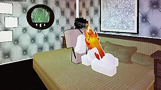 Cute fire girl slammed hard by big white cock in part 2!