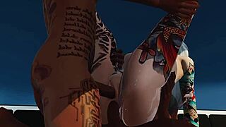 brincando no midnight3d gets intense with wild fucking in anime style