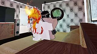 Cute fire girl slammed hard by big white cock in part 2!