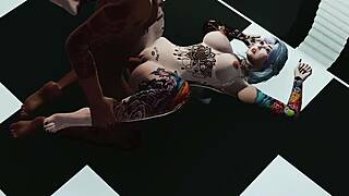 brincando no midnight3d gets intense with wild fucking in anime style