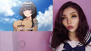 College students in an orgy with a tattooed hentai couple