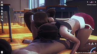 Honey Select 2: Screwing Two Rich Whores Hard. They Beg for More!