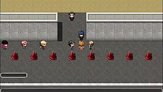 Hey, this professora and her alunos get brainwashed into wild sex cravings. It's the bad ending for physical education teacher Natsuha with big tits.