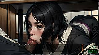 Shizune's secretarial skills include a hot lunchtime surprise