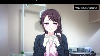 Perverted protagonist in hentai series