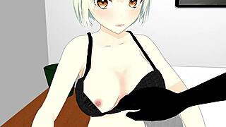 azu slender gal sample movie featuring anime style slender girl