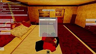 horny succubus gets down and dirty in a roblox condo.