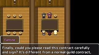 big-breasted adventurer in cuckold harem rpg