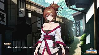 Half-demon manari gives a street blowjob in this toon porn