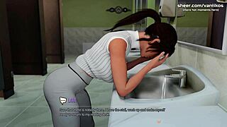3D animated Lara Croft tit bounce