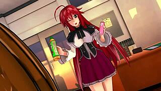 Akeno and Rias watch NTR madness