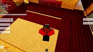 horny succubus gets down and dirty in a roblox condo.